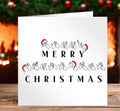 BSL christmas card, bsl card, teacher card, merry christmas, Deaf, Sign Language card, BSL, fingerspelling, Deaf Awareness, christmas tree