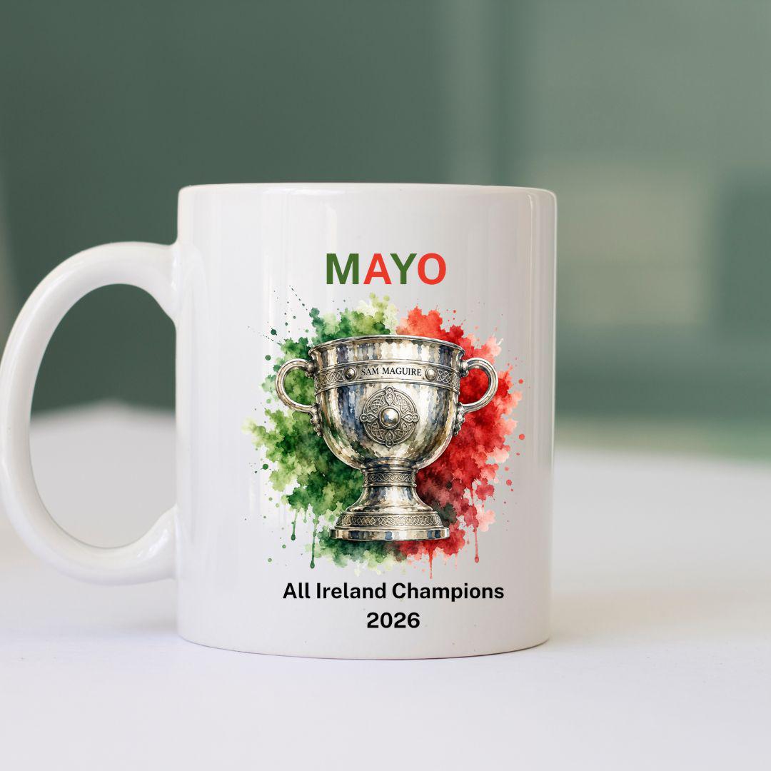Mayo All Ireland Champions 2026 Mug | Sam Maguire Inspired Coffee Mug | Gaelic Football Gift | Mayo Supporter Mug | Mayo christmas gift