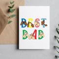 BSL Card, British sign Language, bsl  best mum,   sign language card,  inclusive, bsl best dad,  fingerspelling, bsl birthday card
