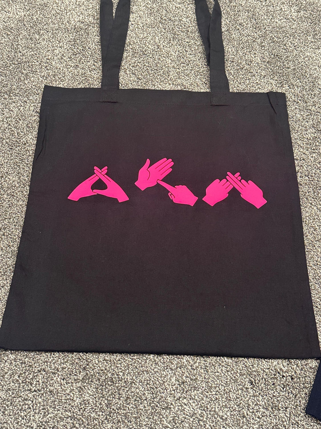 WTF British Sign Language Tote Bag: Deaf Humor Gift, funny bsl bag, bsl gift, what the