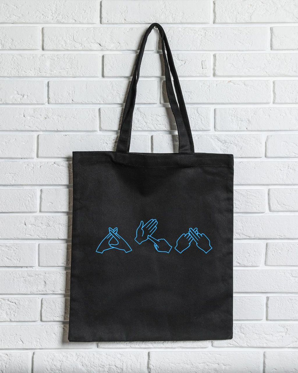 WTF British Sign Language Tote Bag: Deaf Humor Gift, funny bsl bag, bsl gift, what the