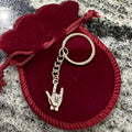 I Love You sign language Keyring: british Sign Language Gift, boyfriend gift, i love you