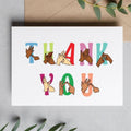 BSL Thank You Card | British Sign Language Greeting Card | Deaf Awareness Gift | Sign Language Thank You | Teacher Appreciation Card