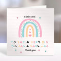 Rainbow Thank You Card: Appreciation Gift, bsl thanks, bsl card