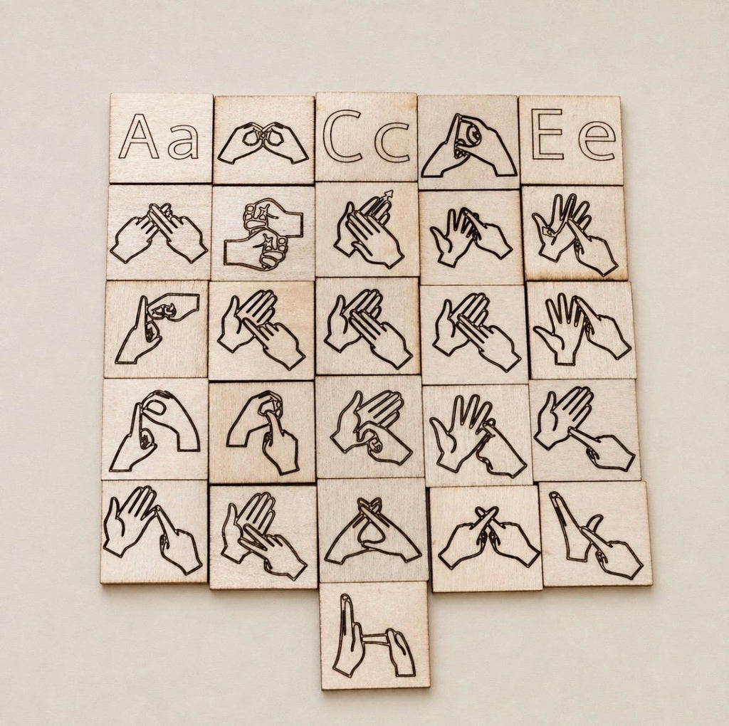 BSL Gift, British Sign Language Gift, BSL Alphabet , British sign language Alphabet,  BSL Learner, bsl tiles, bsl game, bsl education,