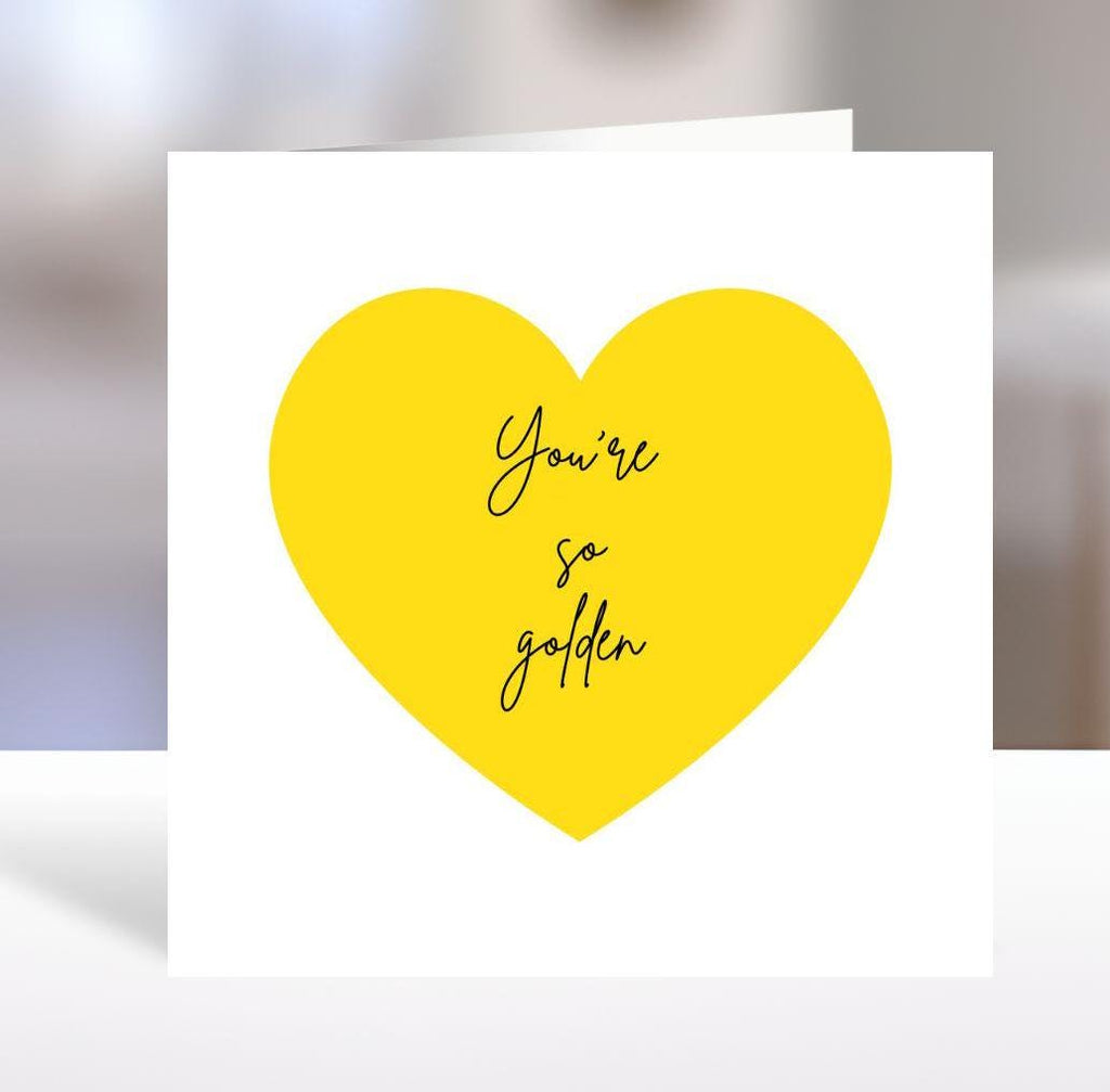 You're So Golden Card: Harry Styles Inspired Card